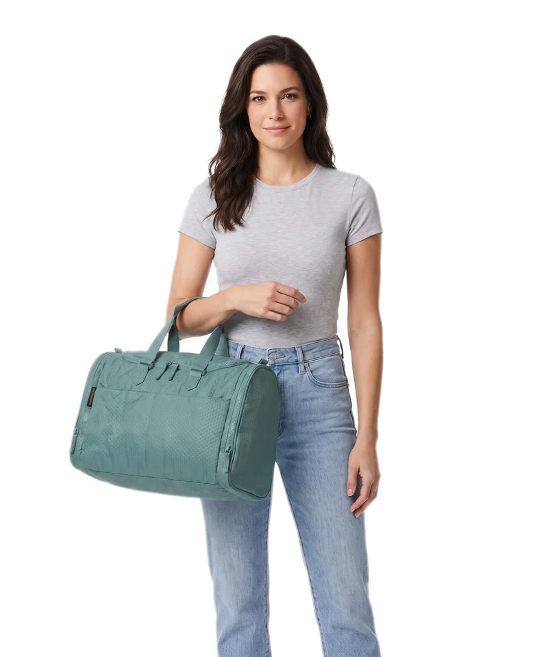Mandarina Duck Revival 2.0 Bolsa de fin de semana foliage green