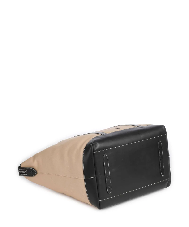 Polo Ralph Lauren Canvas Large Bolsa shopping porcelain/black