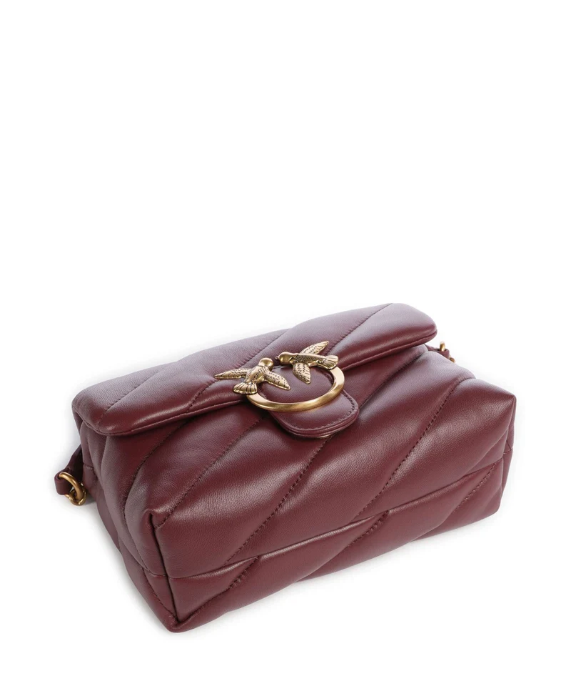 Pinko Love Puff Mini Bolso de hombro ribes intenso/antique gold
