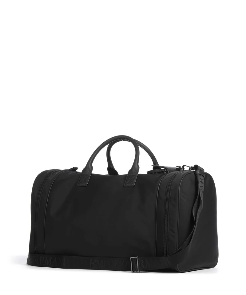 Emporio Armani Nylon Recycled 0 Bolsa de fin de semana black beauty