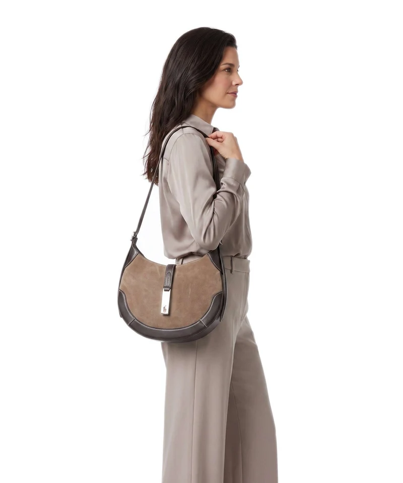 Polo Ralph Lauren ID Collection Small Bolso de hobo clay/tobacco