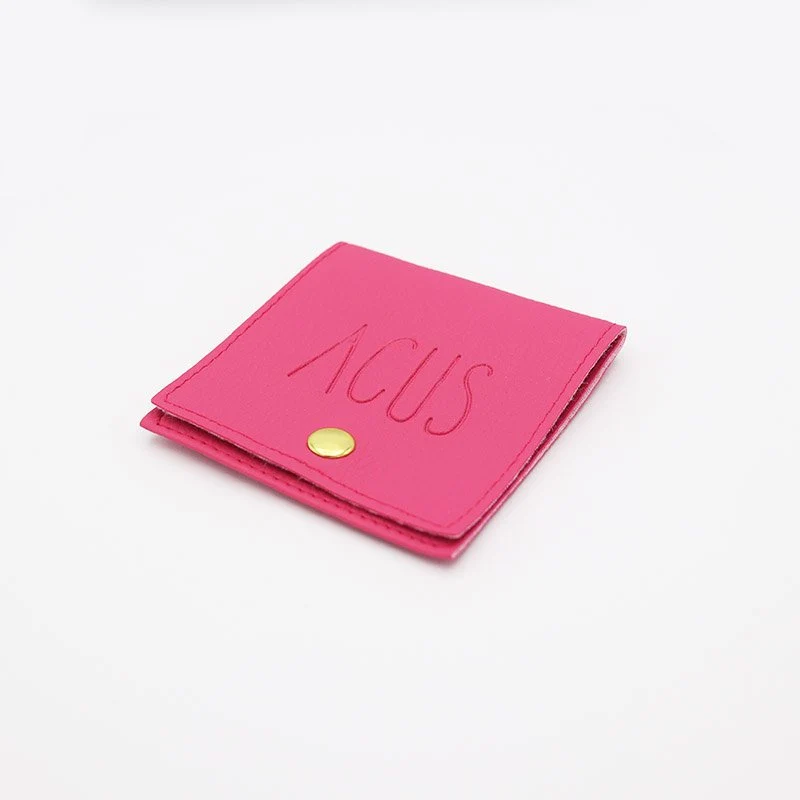 Bolsa De Polipiel Fucsia Botón