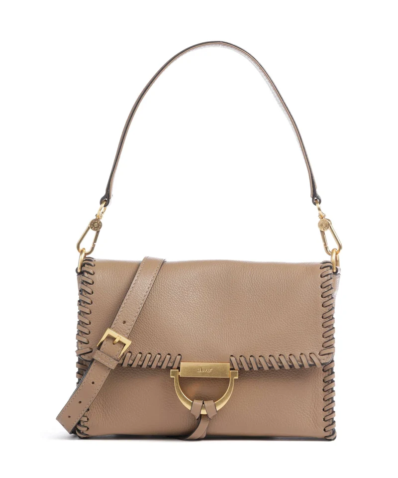Abro Dalia Temi Stitch Bolso de hombro cappuccino
