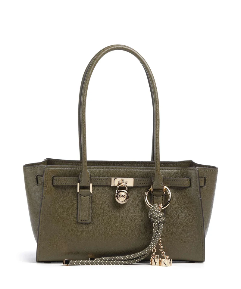 Michael Kors Hamilton Moderne Small Bolso de hombro loden