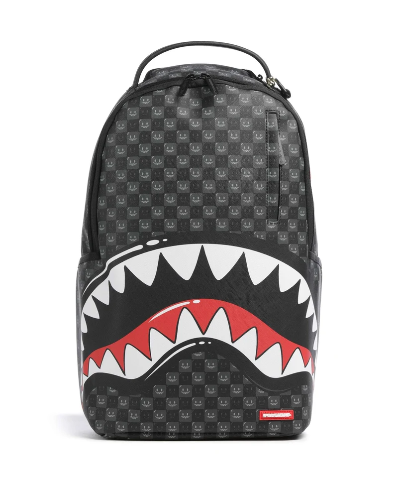 Sprayground Sharks In Paris Wtf Bubbly Black Check Mochila multicolour