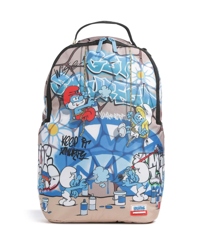 Sprayground Smurfs Art Party Mochila multicolour