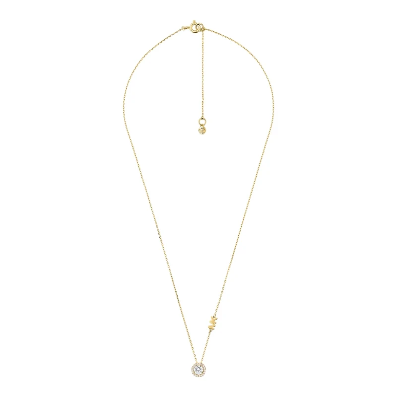 Michael Kors Premium 925 Sterling Zilver Goudkleurige Collier MKC1208AN710 (Lengte : 40.50 - 45.50 cm)