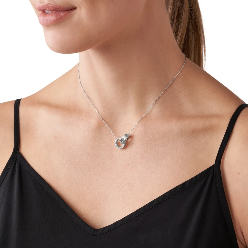 Michael Kors Premium 925 Sterling Silver Necklace MKC1554AN040 (Length: 40.60 - 45.70 cm)