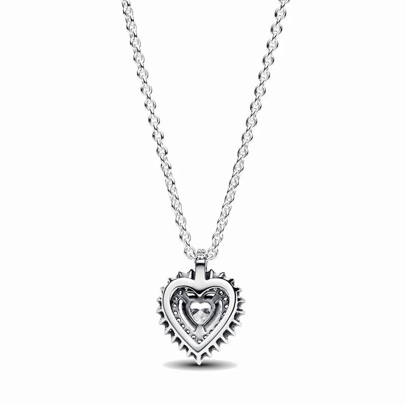 Pandora Timeless 925 Sterling Zilveren Heart Ketting 393099C01-45