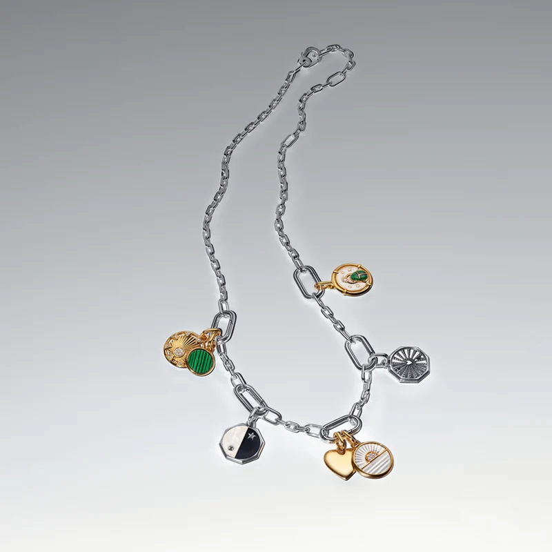 Pandora ME 925 Sterling Zilveren Vijf Schakels Ketting 393861C00-45