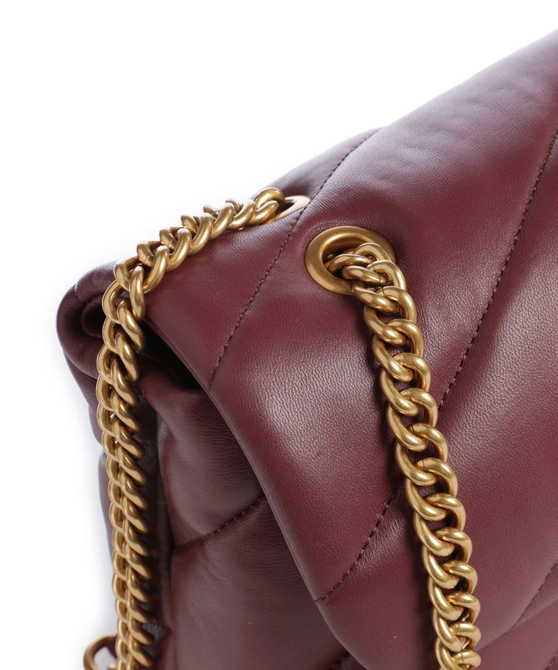 Pinko Love Puff Classic Bolso de hombro ribes intenso/antique gold