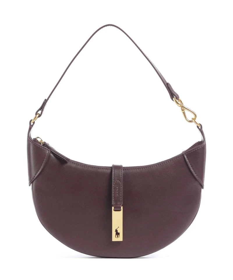 Polo Ralph Lauren ID Collection Small Bolso de hombro midnight merlot