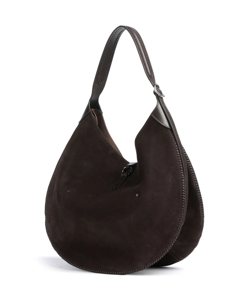 Polo Ralph Lauren ID Collection Medium Bolso de hobo chocolate/tobacco