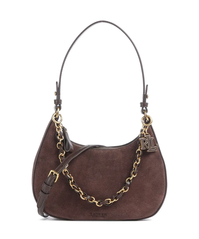Lauren Ralph Lauren Marcy Medium Bolso de hombro chestnut brown