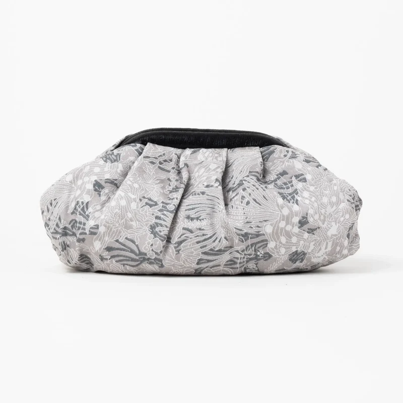 Bolso Nube Pequeño Scena Florale Gris