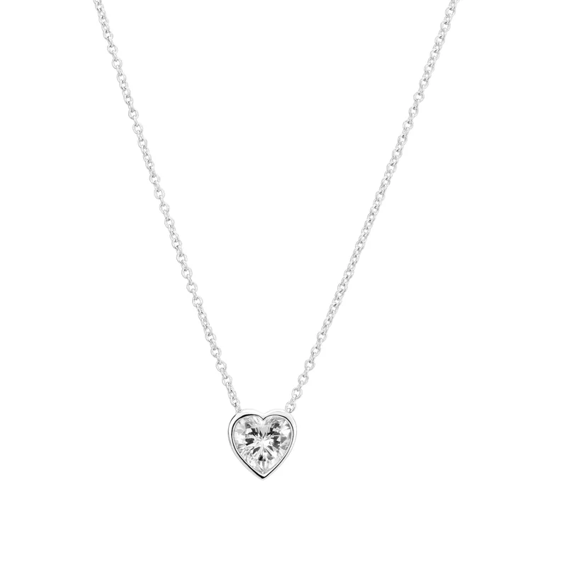 Sif Jakobs Amorino 925 Sterling Silver Necklace SJ-N2492-CZ