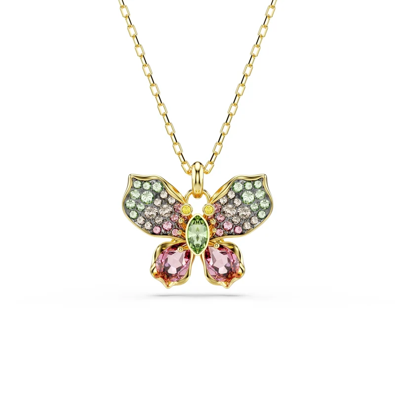 Swarovski Idylli Multi Coloured Butterfly Necklace 5709950