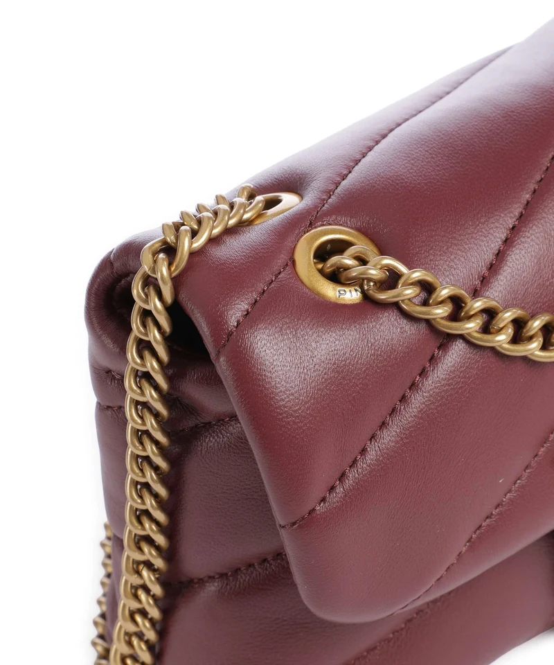 Pinko Love Puff Baby Bolso de hombro ribes intenso/antique gold