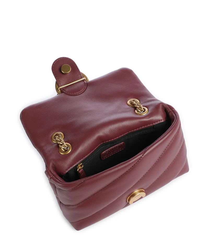 Pinko Love Puff Baby Bolso de hombro ribes intenso/antique gold
