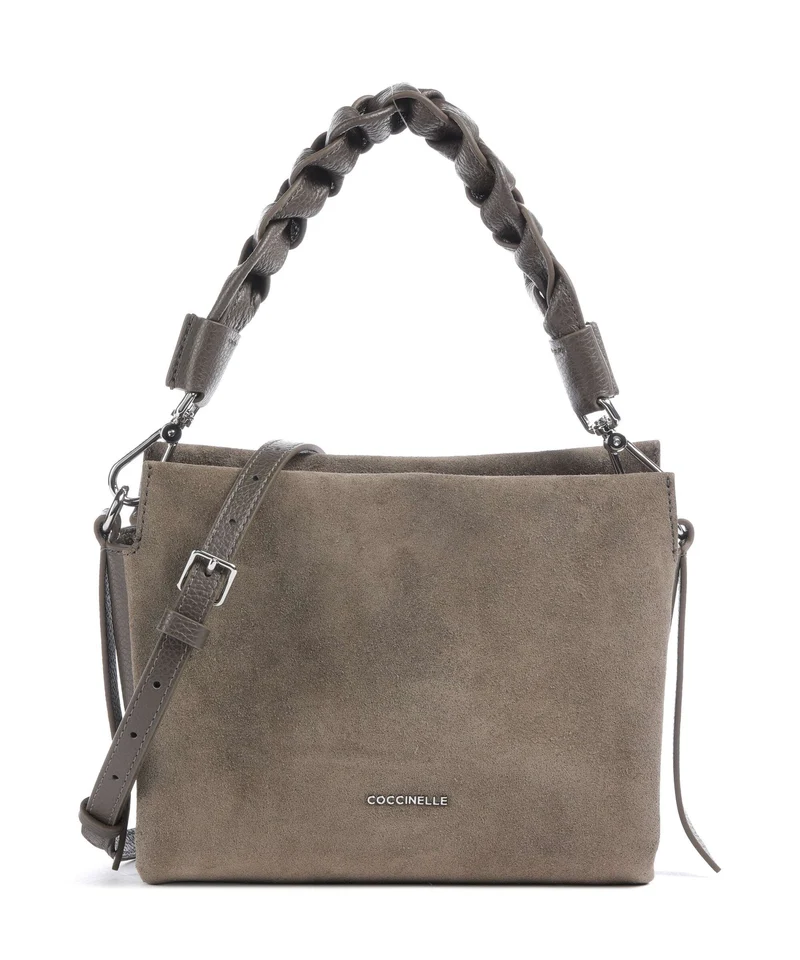 Coccinelle Boheme Suede Bolso de mano fango