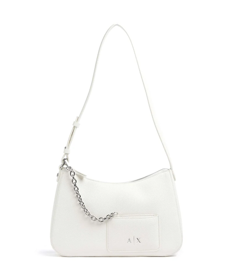 Armani Exchange Mila M Bolso de hombro off white