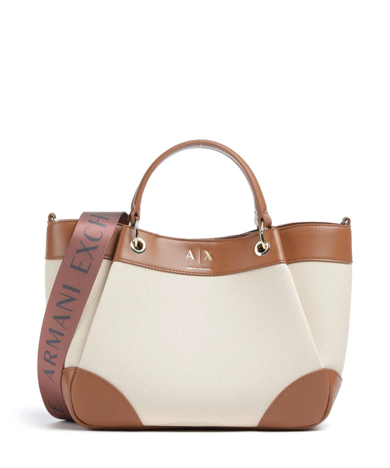 Armani Exchange Wave M Bolso de mano natural/saline clay