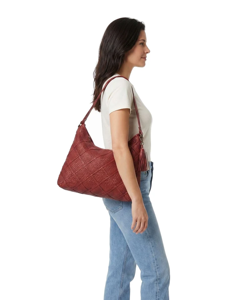 Taschendieb Wien Beatrixpark 1 Bolso de hobo burgundrausch