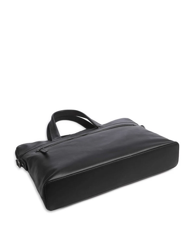 The Chesterfield Brand Wax Pull Up Cow Elvas Bolso para portátil black