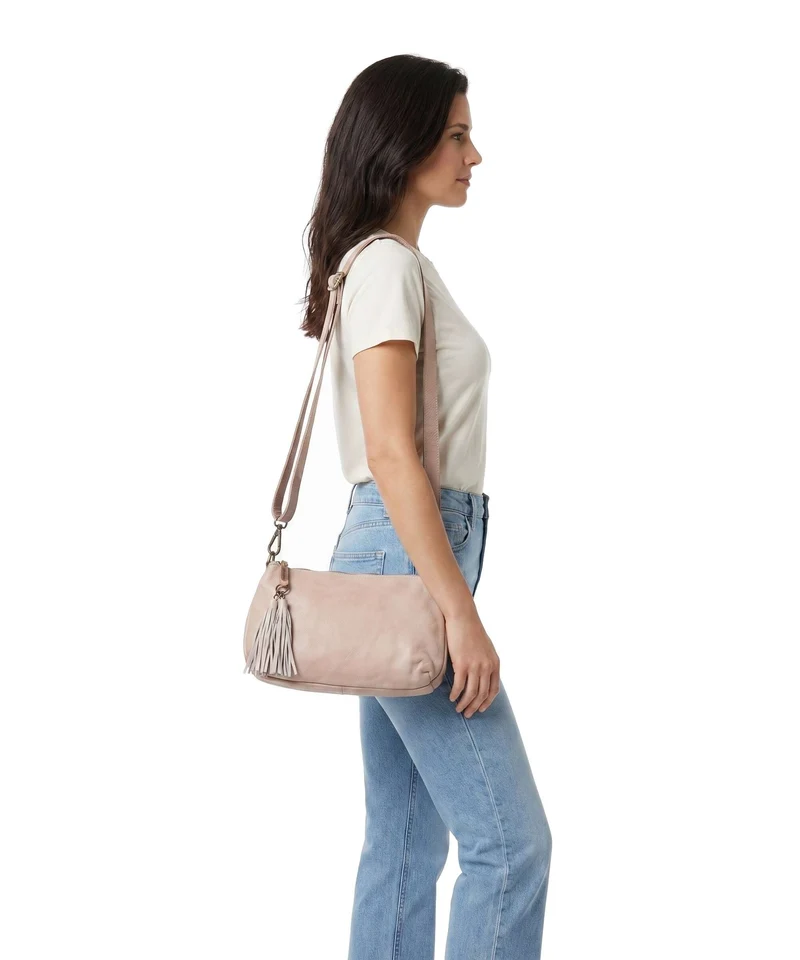 Taschendieb Wien Kaiserstrasse 17 Bandolera linen rose