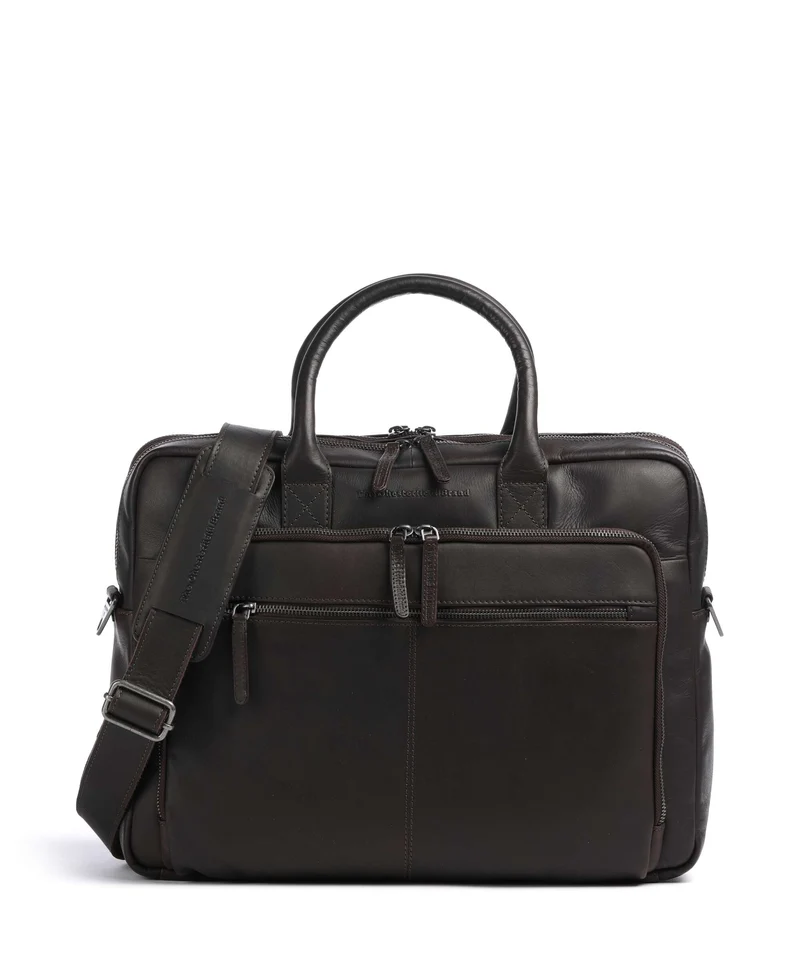 The Chesterfield Brand Wax Pull Up Cow Tacama Bolso para portátil brown