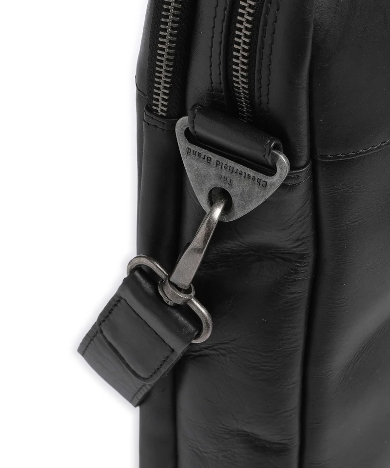 The Chesterfield Brand Wax Pull Up Cow Montara Bolso para portátil black