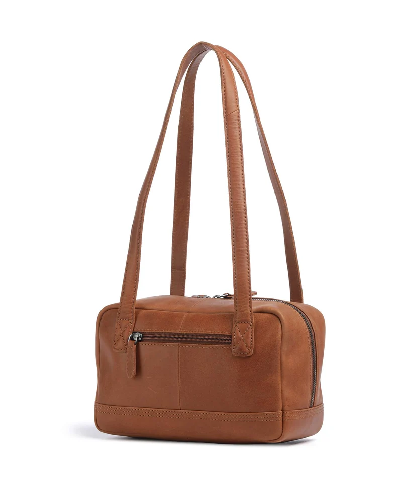 The Chesterfield Brand Wax Pull Up Cow Fenno Bolso de hombro cognac