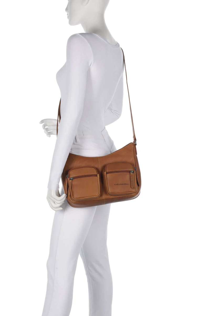 The Chesterfield Brand Wax Pull Up Cow Valenora Bolso de hombro cognac