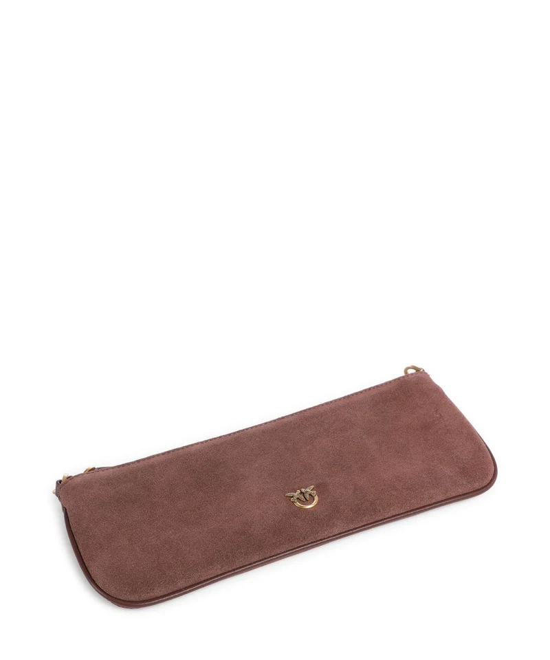 Pinko Flat Horizontal Bolso de hombro castano intenso/antique gold