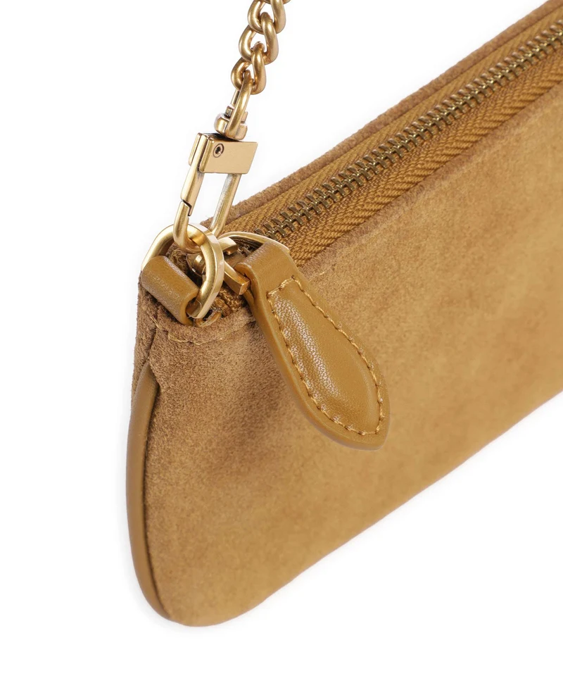 Pinko Flat Horizontal Bolso de hombro marrone dorato/antique gold