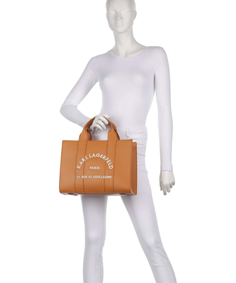 Karl Lagerfeld K/Rue St Guillaume Medium Bolso de mano dark orange/sienna