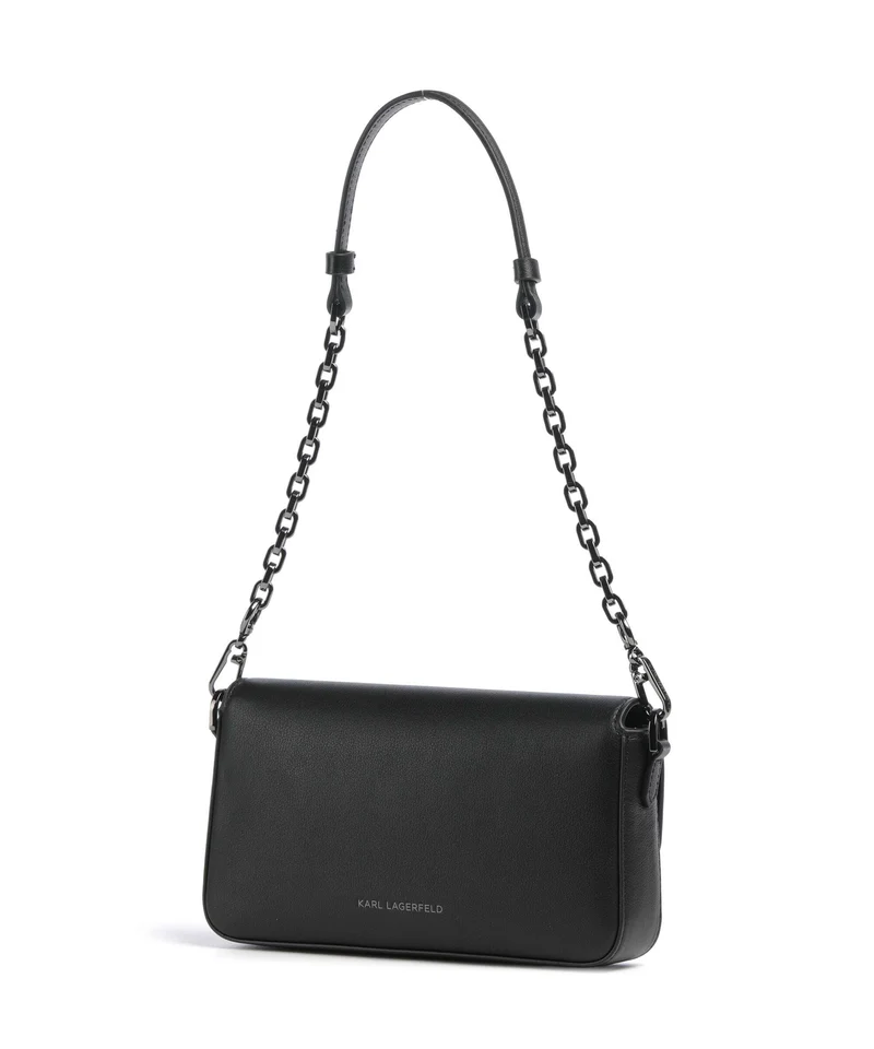 Karl Lagerfeld K/Signature 2.0 Small Bolso de hombro black/gunmetal