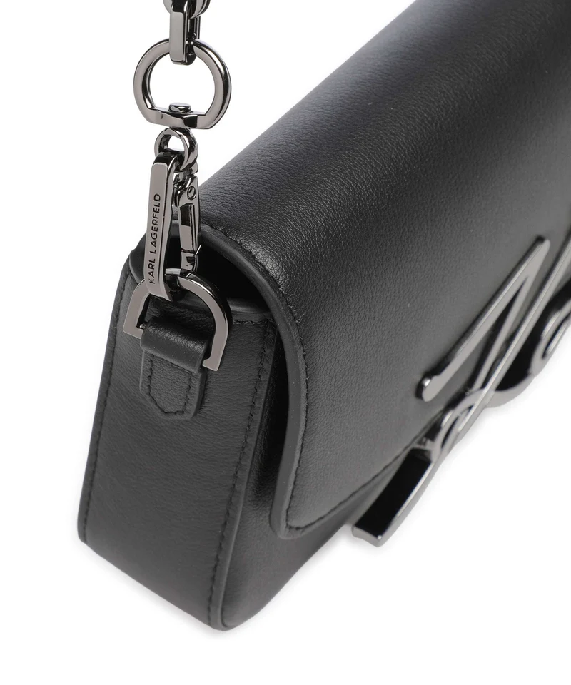 Karl Lagerfeld K/Signature 2.0 Small Bolso de hombro black/gunmetal