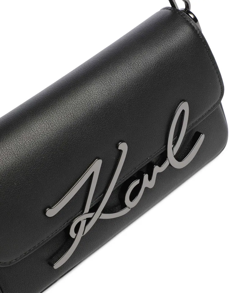 Karl Lagerfeld K/Signature 2.0 Small Bolso de hombro black/gunmetal
