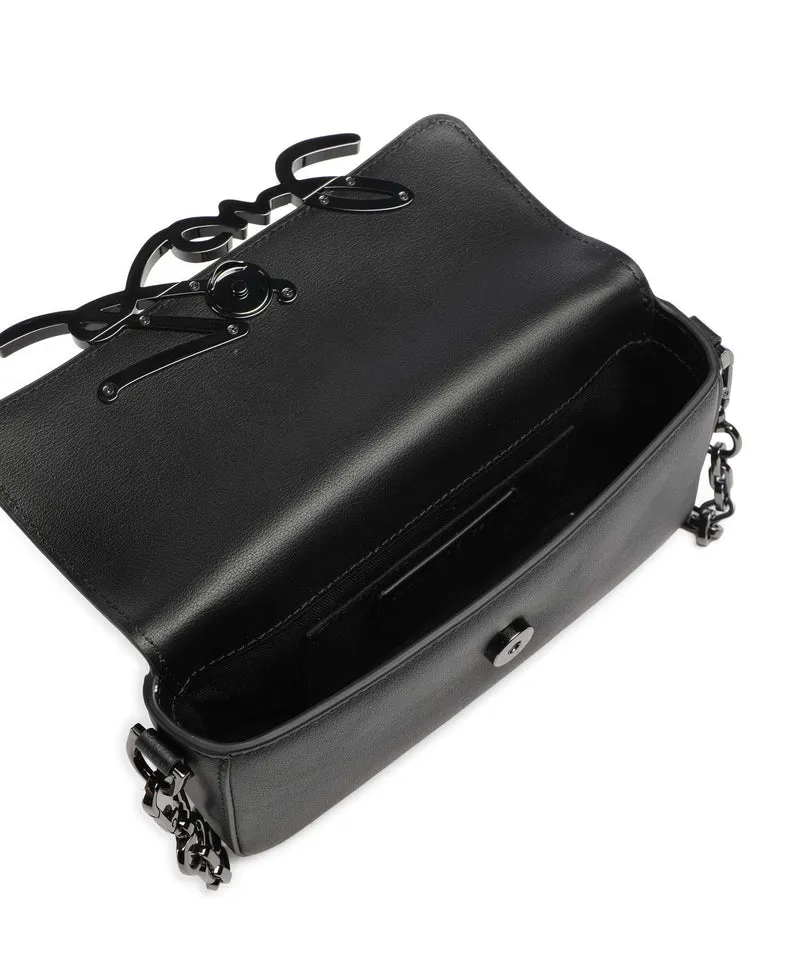 Karl Lagerfeld K/Signature 2.0 Small Bolso de hombro black/gunmetal
