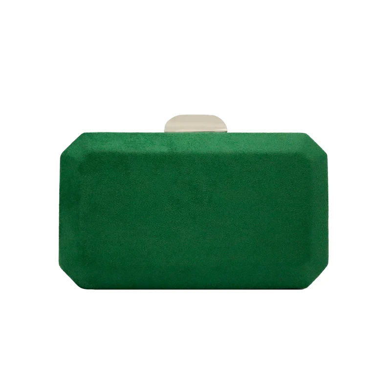 Cartera Octogon Plata Verde