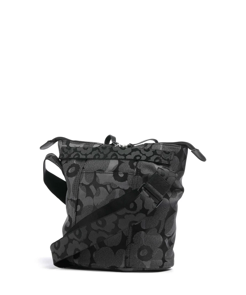 Marimekko Wear All Day Unikko Bucket bolso de mano grey/dark grey