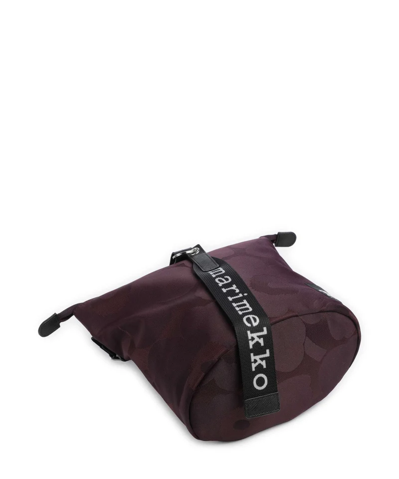 Marimekko Wear All Day Unikko Bucket bolso de mano wine red/dark wine
