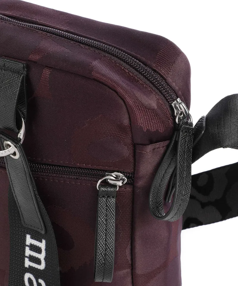 Marimekko Wear All Day Unikko Bandolera wine red/dark wine