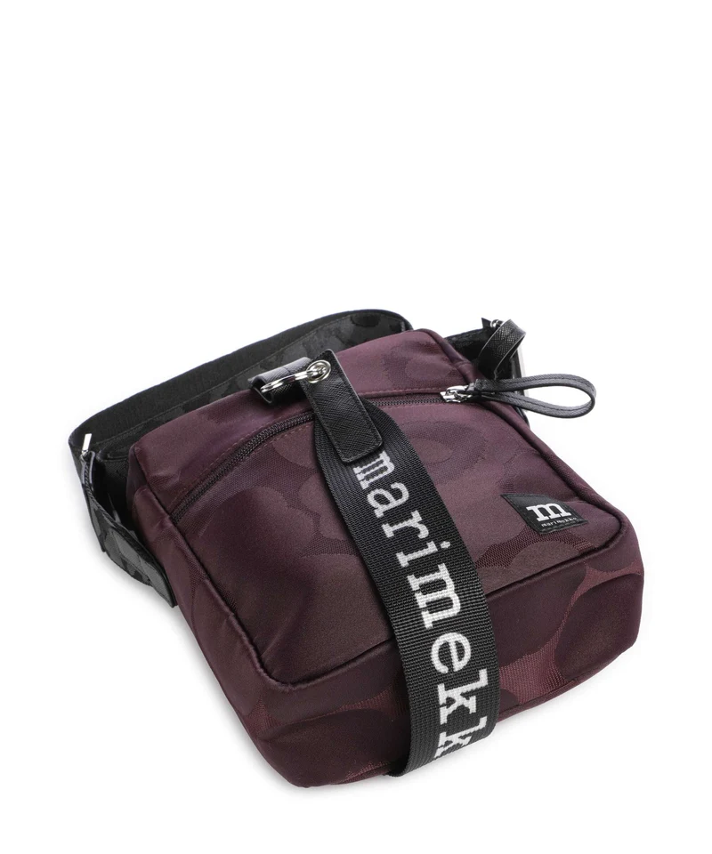 Marimekko Wear All Day Unikko Bandolera wine red/dark wine