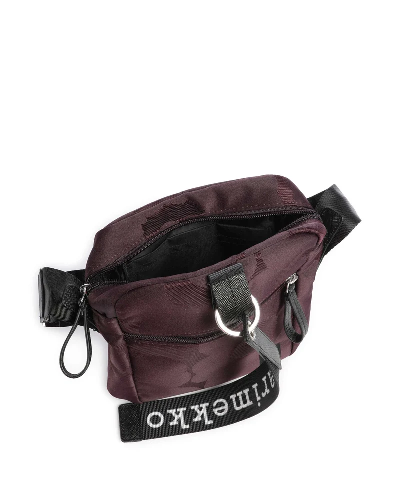 Marimekko Wear All Day Unikko Bandolera wine red/dark wine