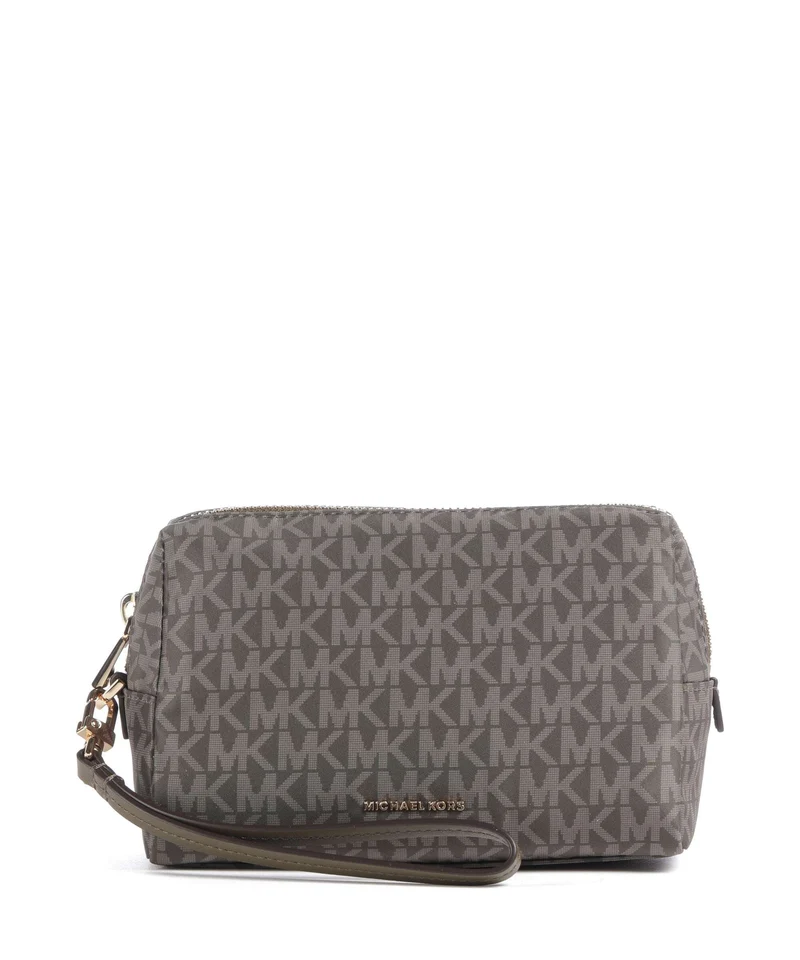 Michael Kors Zadie Small Bolso de cosméticos loden