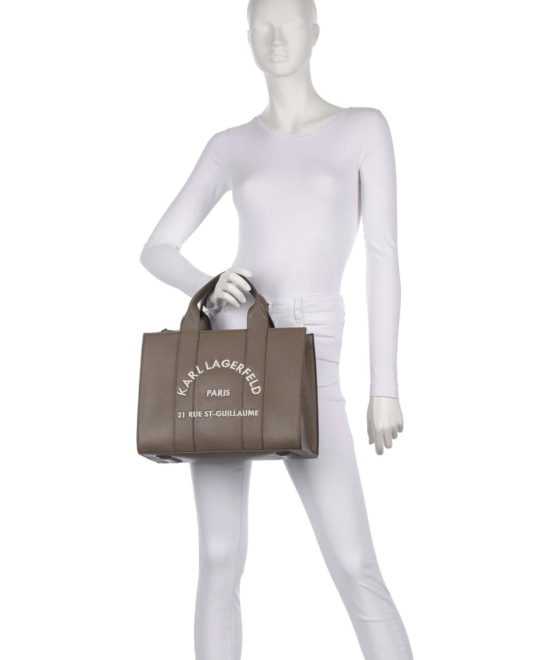Karl Lagerfeld K/Rue St Guillaume Medium Bolso de mano dark taupe