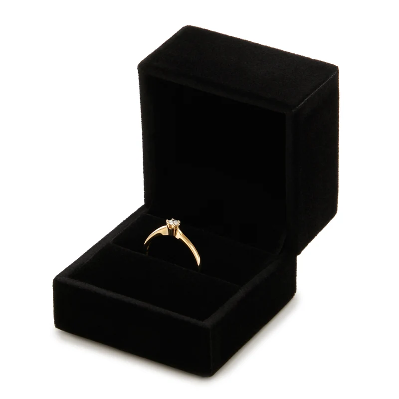 Brandfield Zwart Luxe Ringdoosje VERP-BF-023