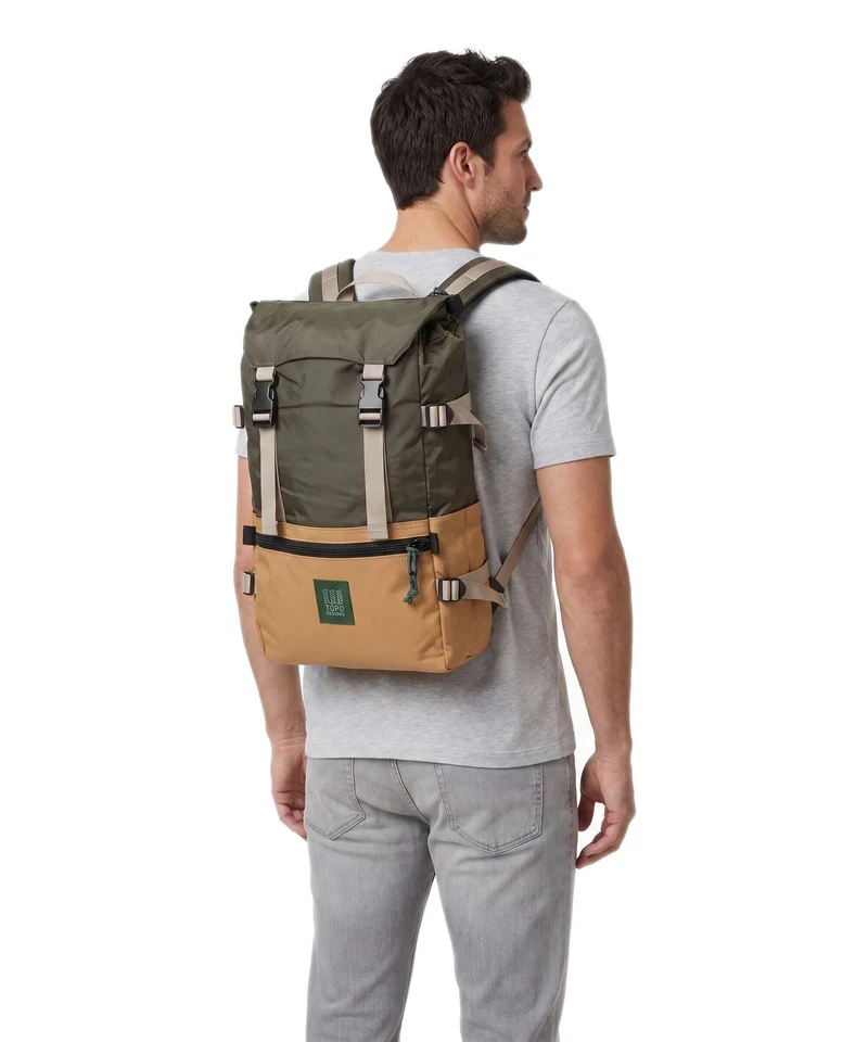 Topo Designs Rover Classic Mochila woodland/brown oak